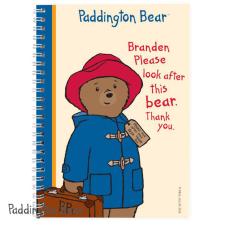 Personalised A5 Paddington Bear Look After Me Notebook